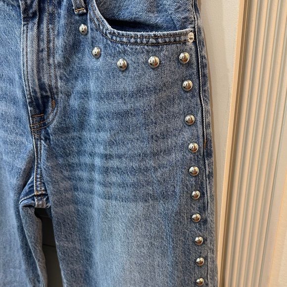 Pistola Lexi Denim Jeans with Silver Studs - Picture 4 of 7